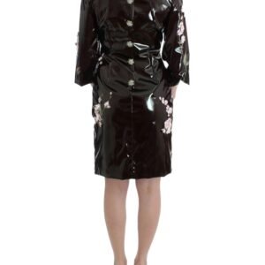 Dolce & Gabbana Elegant Floral Embellished Shift Dress