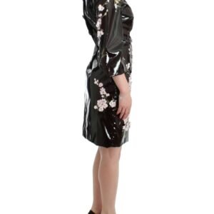 Dolce & Gabbana Elegant Floral Embellished Shift Dress