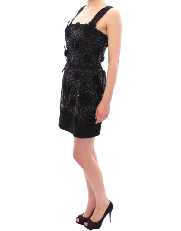 Dolce & Gabbana Elegant Sequined Mini Shift Dress - Image 2