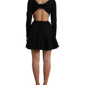 Dolce & Gabbana Elegant Cut Out A-Line Mini Dress