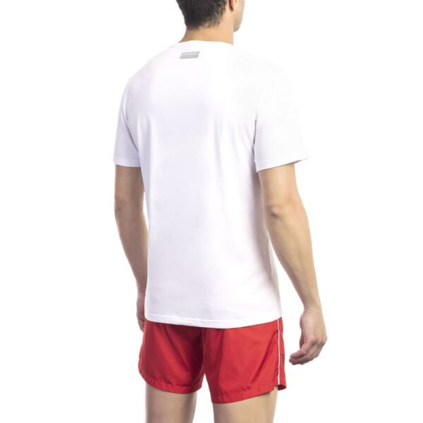 Bikkembergs White Cotton Men T-Shirt - Image 2