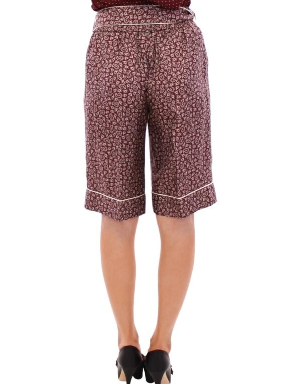 Dolce & Gabbana Chic Silk Pajama Shorts - Image 3