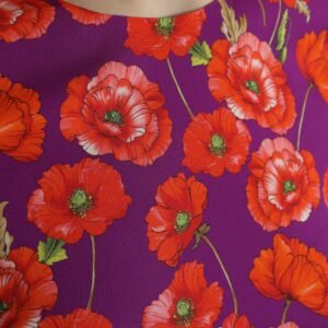 Dolce & Gabbana Vibrant Floral Silk Charmeuse Dress