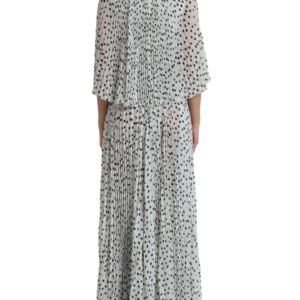 Dolce & Gabbana Elegant Polka Dots Maxi Dress