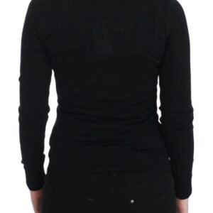 Dolce & Gabbana Elegant Black Deep Crewneck Sweater