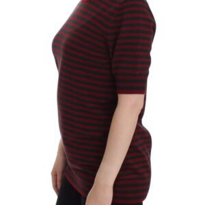 Dolce & Gabbana Elegant Striped Cashmere Crewneck Sweater