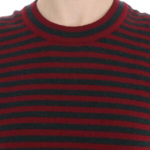 Dolce & Gabbana Elegant Striped Cashmere Crewneck Sweater