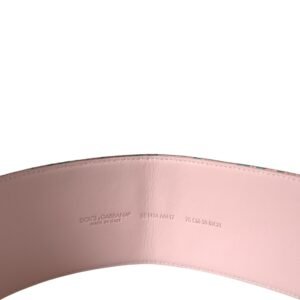 Dolce & Gabbana Multicolor High-Waist Statement Belt