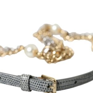 Dolce & Gabbana Elegant Crystal Bounce Waist Belt