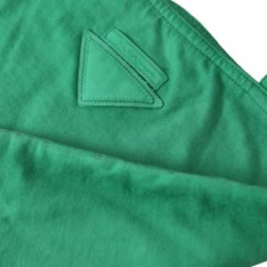 Prada Elegant Green Fabric Tote Bag