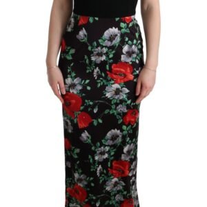 Dolce & Gabbana Elegant Floral Sheath Gown