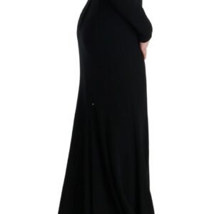 Dolce & Gabbana Elegant Full Length Sheath Gown in Black