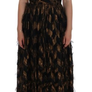 Dolce & Gabbana Elegant A-Line Full Length Sleeveless Dress