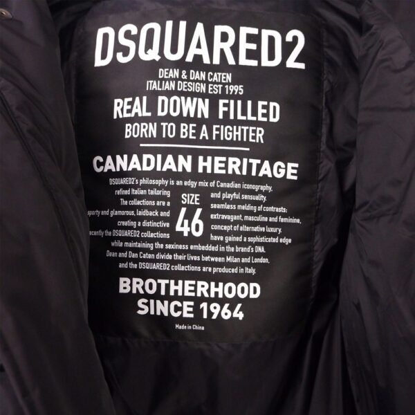 Dsquared² Black Nylon Men Jacket - Image 5