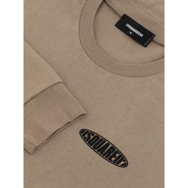 Dsquared² Beige Cotton T-Shirt - Image 4