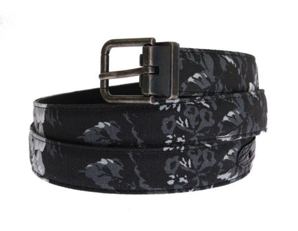 Dolce & Gabbana Elegant Floral Patterned Men's Luxury Belt - Image 2