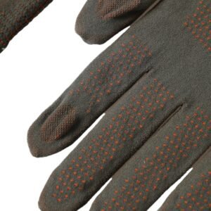 Dolce & Gabbana Brown Cotton Stretch Wrist Length Gloves