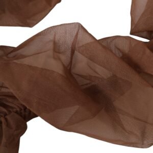 Dolce & Gabbana Brown Nylon Finger Less Elbow Long Arms Gloves