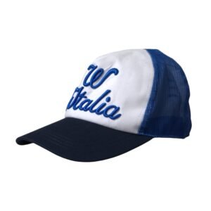 Dolce & Gabbana Blue White Black Italia Mesh Baseball Hat