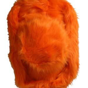 Dolce & Gabbana Orange Faux Fur Polyester Fedora Hat