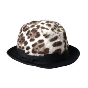 Dolce & Gabbana Multicolor Leopard Women Fedora Hat