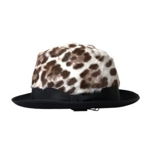 Dolce & Gabbana Multicolor Leopard Women Fedora Hat