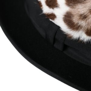 Dolce & Gabbana Multicolor Leopard Women Fedora Hat