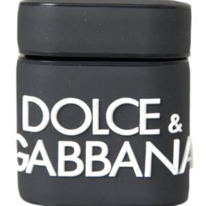 Dolce & Gabbana Black White Silicone Embossed Logo Airpods Case