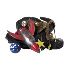 Dolce & Gabbana Multicolor Missile Rocket Crystal Stars Headband Diadem