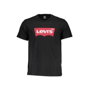 Levi’s Black Cotton Men T-Shirt