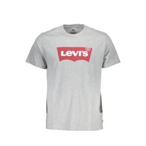 Levi’s Gray Cotton Men T-Shirt