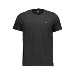 Levi’s Gray Cotton Men T-Shirt