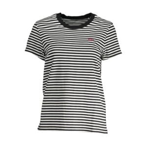 Levi’s Black Cotton Women T-Shirt