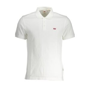 Levi’s White Cotton Men Polo