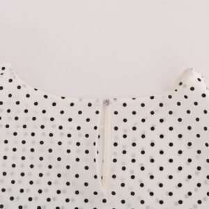 Dolce & Gabbana Chic Polka Dot Silk Blouse