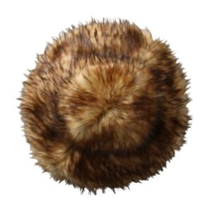 Dolce & Gabbana Brown Modacrylic Faux Fur Bucket Hat