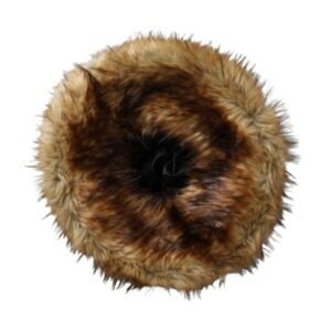 Dolce & Gabbana Brown Modacrylic Faux Fur Bucket Hat