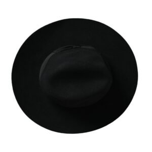 Dolce & Gabbana Black Rabbit Fedora Trilby Women Hat