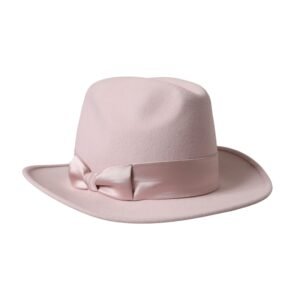 Dolce & Gabbana Pink Rabbit Fedora Trilby Women Hat