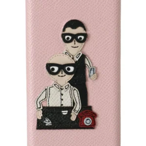 Dolce & Gabbana Chic Pink Leather Power Bank