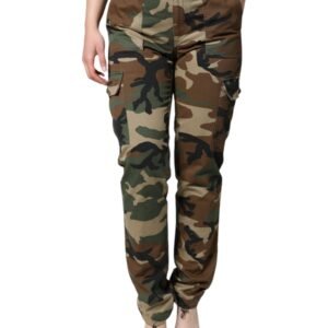 Dolce & Gabbana Multicolor Camouflage Cargo Pants