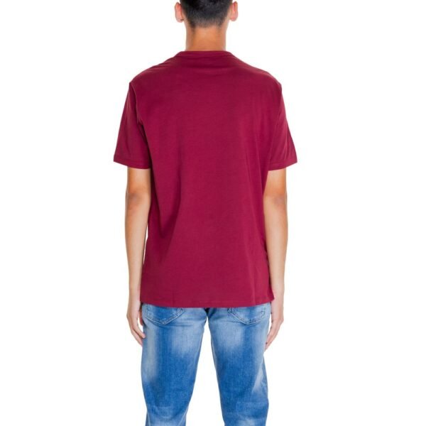 Armani Exchange Bordeaux Cotton T-Shirt - Image 2