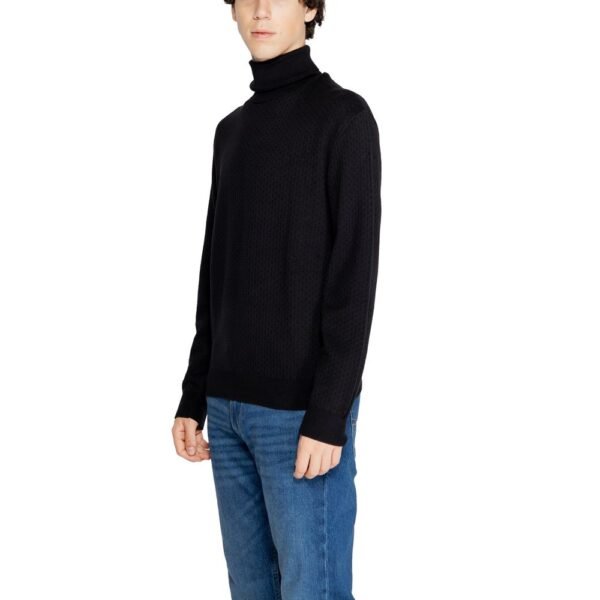 Armani Exchange Black Cotton Sweater - Image 3