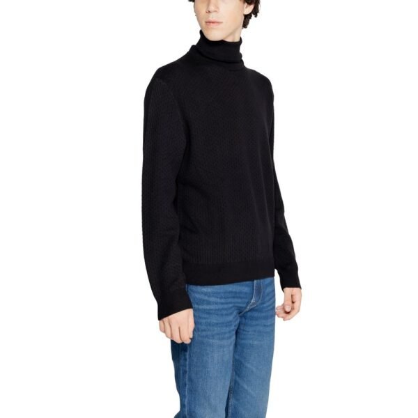 Armani Exchange Black Cotton Sweater - Image 4