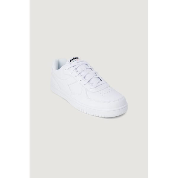 Diadora White Synthetic Leather Sneaker - Image 3