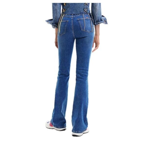 Desigual Blue Cotton Jeans & Pant - Image 2