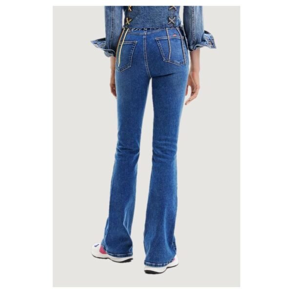 Desigual Blue Cotton Jeans & Pant - Image 4