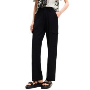 Desigual Black Polyester Jeans & Pant