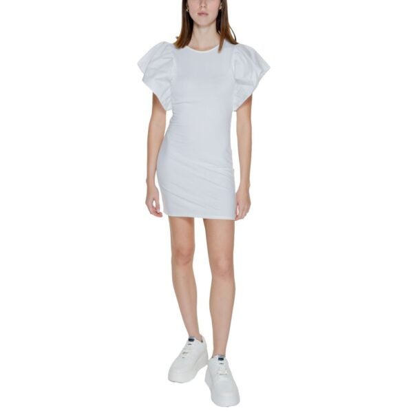 Only White Cotton Dress - Image 3