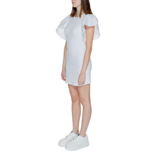 Only White Cotton Dress - Image 4